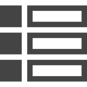 Squares, Rectangles, interface, Format DarkSlateGray icon