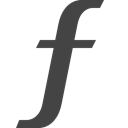 shapes, Letter F, symbol, typography Black icon