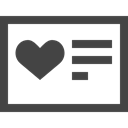 valentines, Heart, shapes, loving, lover DarkSlateGray icon