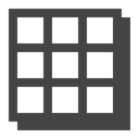 geometry, Squares, table, shapes DarkSlateGray icon