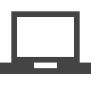 Computer, screen, computing, technology, monitor Black icon