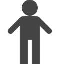 male, stick man, people, Masculine DarkSlateGray icon