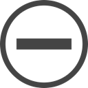 forbidden, symbol, shapes, Circular, prohibition, Subtraction DarkSlateGray icon