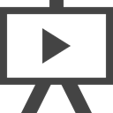 Technological, video player, tool, Panel, Play button, technology DarkSlateGray icon