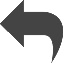 Arrows, Direction, Orientation, Back, previous, left arrow DarkSlateGray icon