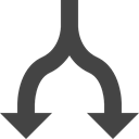 Route, Arrows, urban, path, way, transport DarkSlateGray icon