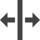 Graphic Tool, Multimedia Option, left arrow, Bar, right arrow, Graphics Editor, Arrows Black icon