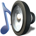 music, sound, speaker, Audacity, voice DarkSlateGray icon