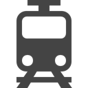 Railroad, Streetcar, Subway, Railway, transport DarkSlateGray icon