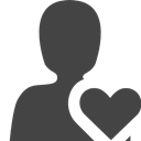 love, loving, people, Heart, Favorite DarkSlateGray icon