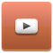 com, youtube, Apple, play, video Sienna icon