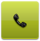 Tel, Callcenter, telephone, phone YellowGreen icon