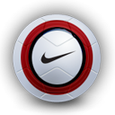 red, Aerow, Football, soccer, sport Black icon
