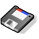 Floppy, save Black icon