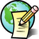 globe, editor, html, earth, planet, world Black icon
