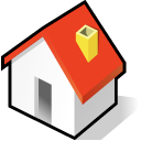 homepage, Building, Home, house Black icon