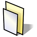 Folder, paper, document, File Black icon