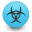 Bio, hazard DeepSkyBlue icon