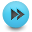 Fast forward DeepSkyBlue icon