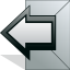 Email, Response, mail, reply, envelop, Letter, Message DarkGray icon