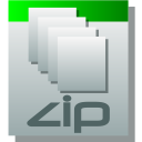 Zip DarkGray icon