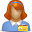 woman, people, Human, person, Female, user, profile, member, support, Account SaddleBrown icon