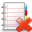 Notebook, delete, remove, Del DarkGray icon