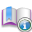 Info, bookmark, about, Information Silver icon