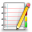 write, Edit, Notebook, writing DarkGray icon