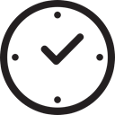 timer, watch, time, hour, waiting Black icon