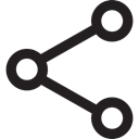 symbol, social network, social media, interface, sharing, Circles Black icon