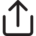 up arrow, uploading, Multimedia Option, Arrows, Direction, outbox, directional Black icon