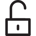 tool, security, privacy, unsecure Black icon