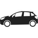 vehicle, transport, Automobile Black icon