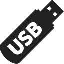 electronic, Technological, technology, Usb Black icon
