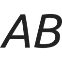 shapes, typography, Text Format, letters, Abc Black icon