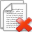 document, delete, File, paper, remove, Del DarkGray icon