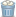trash can, Full DarkGray icon