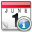 Info, date, Calendar, about, Schedule, Information Gainsboro icon