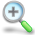 magnifying class, Magnifier, zoom, Zoom in, Enlarge, In DarkSlateGray icon