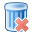 delete, Del, recycle bin, remove, Trash, Can SteelBlue icon