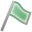 green, flag Icon