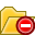 Folderdelete Gold icon