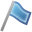 Blue, flag SteelBlue icon