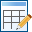 write, table, Edit, writing AliceBlue icon