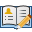 Book, reading, write, Address, writing, read, Edit Gainsboro icon