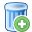 Trash, recycle bin, Can, Add, plus Icon