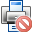 printer, Print, Del, remove, delete WhiteSmoke icon