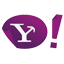 yahoo, sticker Purple icon
