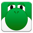 Cartoon, yoshi, mario ForestGreen icon